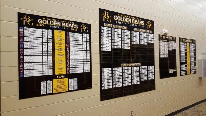athletic record board